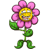 Laughing Cartoon Flower