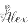 Alex Nom Prénom Motif tulipe