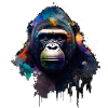 Abstract Gorilla n°2