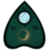 Ouija in green