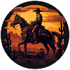 Ride into the sunset