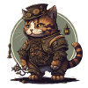 Chat Steampunk