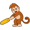 Monkey Cricket Cricket Bat