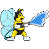 Extincteur de pompier d’abeilles