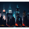 Skyline at night