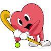 Heart Hockey Sticks
