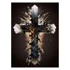 Crucifix abstrait