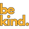 Be Kind Yellow Lettering