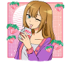 Kawaii Anime Girls Strawberry Milk