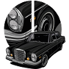 German Classic Car // Illustration
