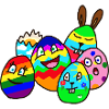 farbenfrohes Osterdesign