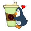 Penguin Coffee à emporter