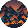 Abstract geometric landscape