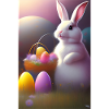 Osterhase mit Oster Eier