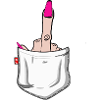 Pocket Middle Finger Pocketart