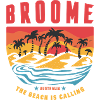 Broome Australia palm design