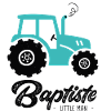 Baptiste prenom baptiste avec tracteur