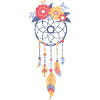 Dreamcatcher with flowers