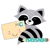 Waschbär-Post