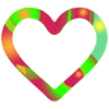 Herz neon