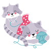 Cats with woolly tuber