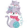 Cats with woolly tuber