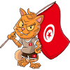 Tunisia Fan Cat
