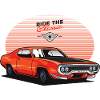 Retro Car Sunset