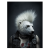 Cool Punk Polar Bear