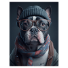 Cool Hipster Dog