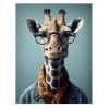 Cool Hipster Giraffe