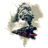 Old steam locomotive