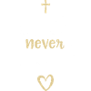Love never fails - Jesus