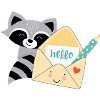 Waschbär-Post