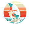 Wingsurfing Man Sunset
