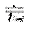 Cat Music Notes