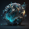 Abstract Skull n°7