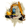 Schaufel-Bagger
