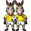 Donkeys Play Football Donkey Donkey Ia Ball Sport