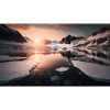 Snow-capped mountain, generative AI