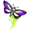 Moth Skull Schaedel