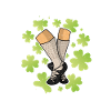 Danse irlandaise Danseur Irlande Clover