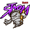 God of thunder cool cartoon