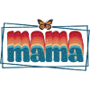 Retro Sublimation Butterfly Mama