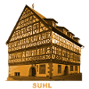 Suhl Heinrichs Rathaus Fachwerk Thüringen
