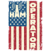 Ham Operator US Flag
