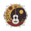 Guitare Rétro Lune