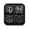 Peace Symbol Square