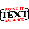 Prove It, Text Evidence 31