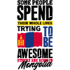 Mongolian Mongolia Mongolian Flag Quote